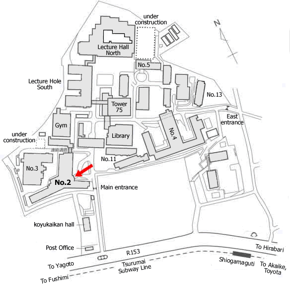 Map in university